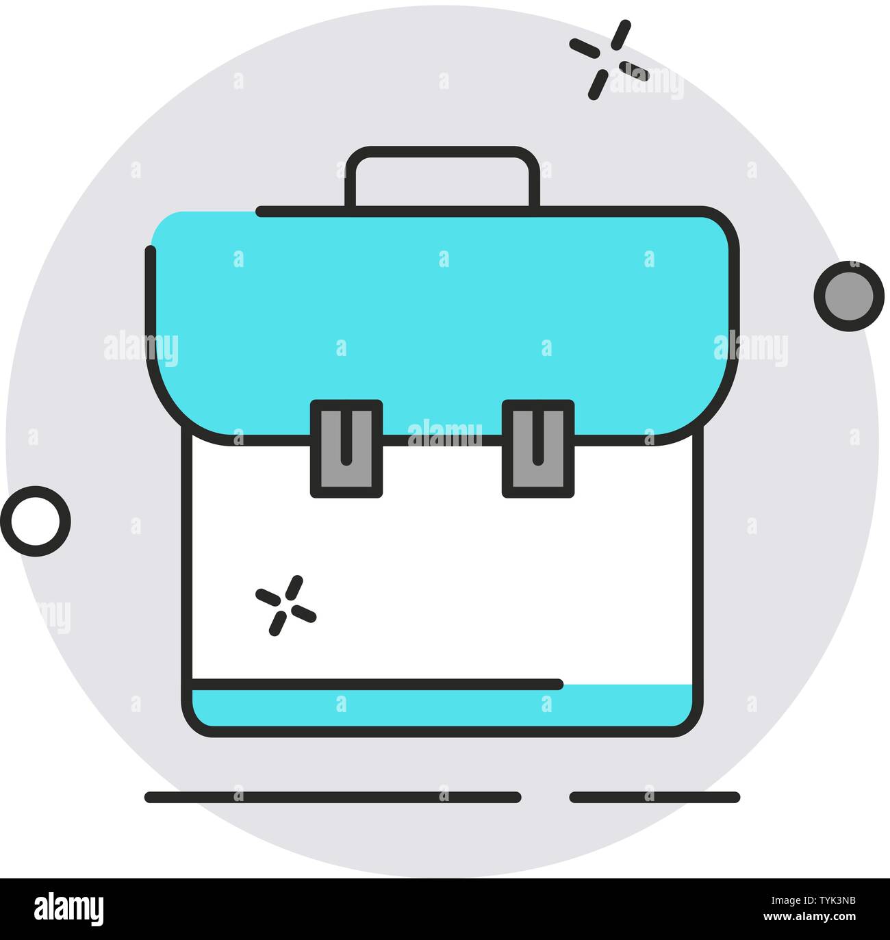 Schule Rucksack Symbol. Modernes flaches design Stil. Vektor einfache illustration symbol für Web site Seite, Marketing, mobile App, design Element auf Weiß zurück Stock Vektor