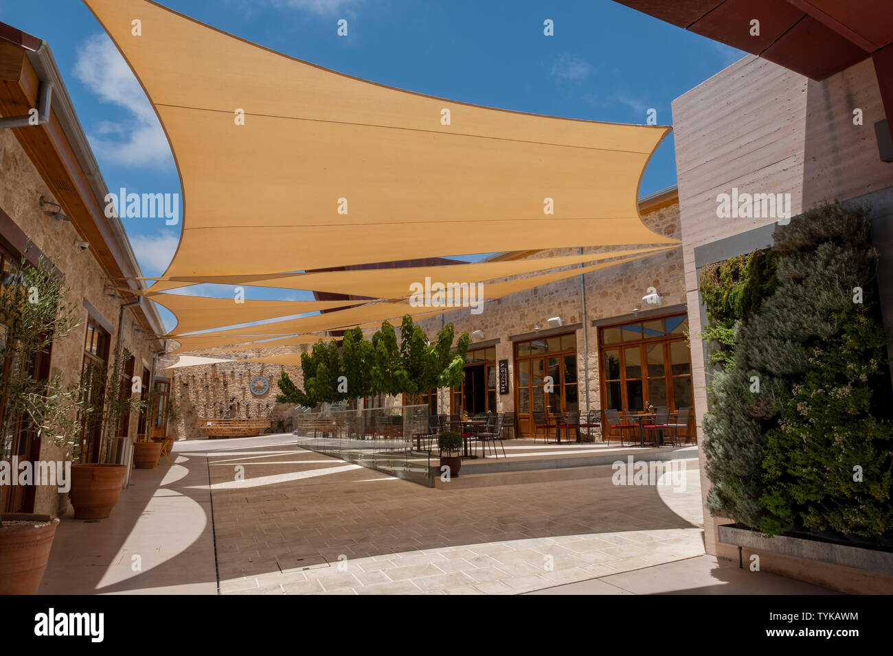 Der historische Ibrahim Khan im Herzen der Altstadt von Paphos, Zypern. Stockfoto