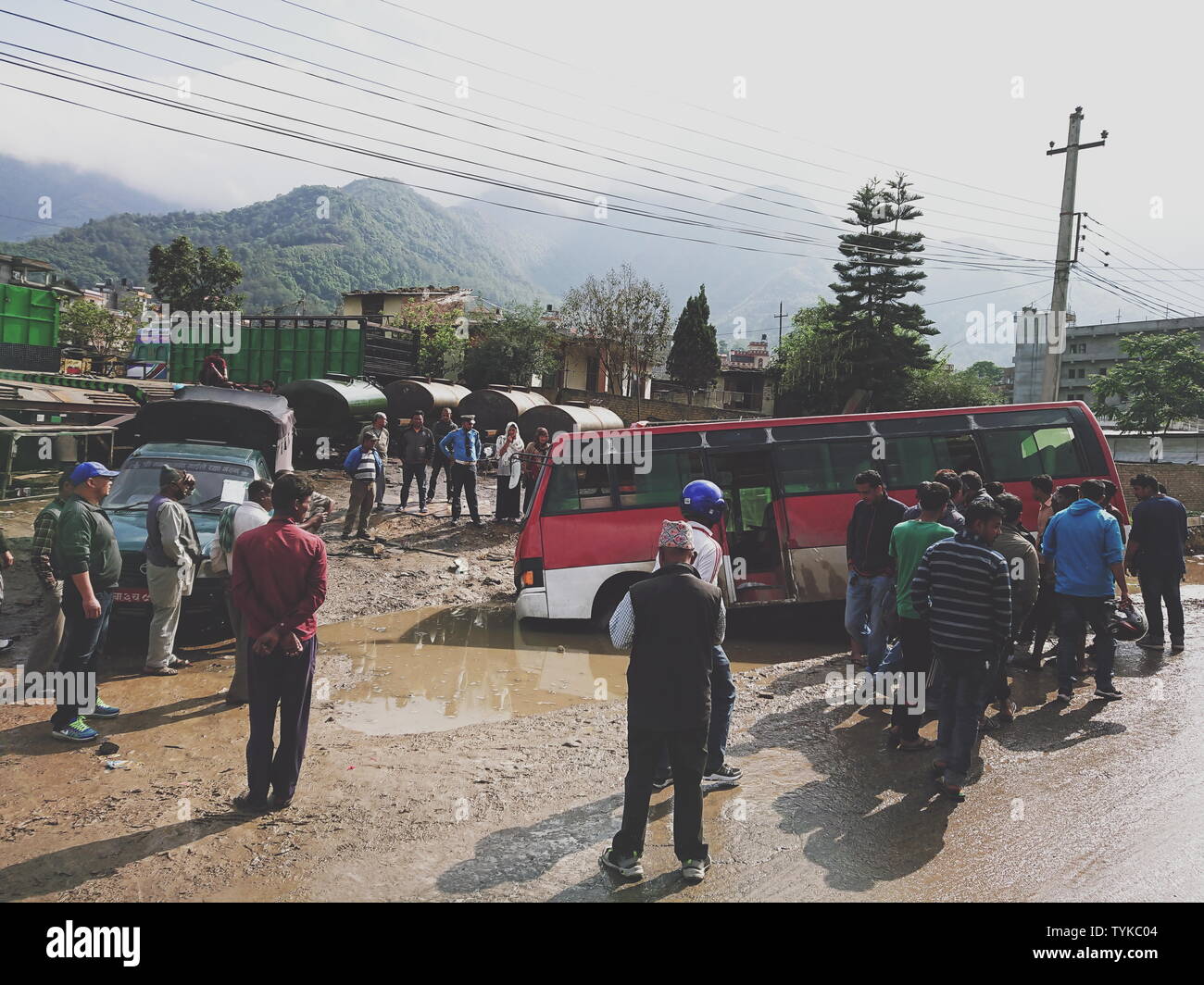 Fox's Weg zur Fotografie. Stockfoto