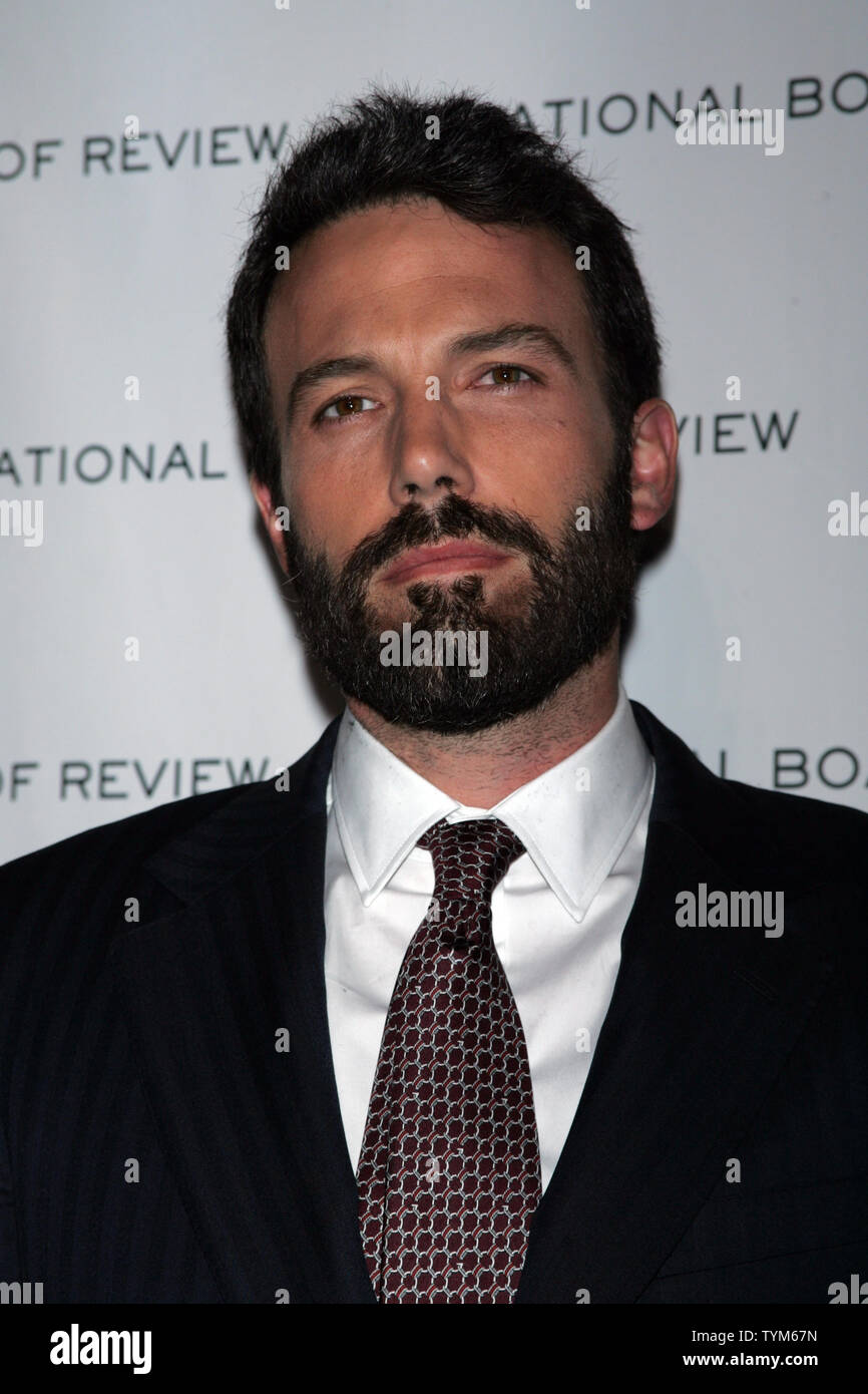 Ben Affleck kommt für die nationale Überprüfung der Motion Pictures Awards Gala in Cipriani in New York am 11. Januar 2011. UPI/Laura Cavanaugh Stockfoto