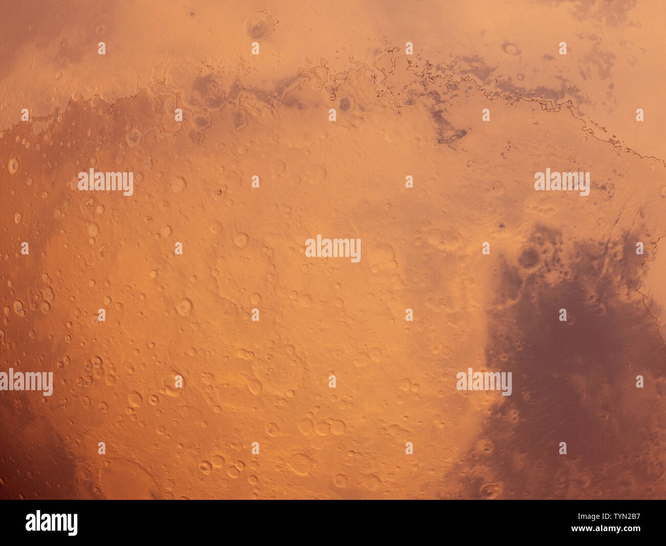 3D-Darstellung des Mars Stockfoto