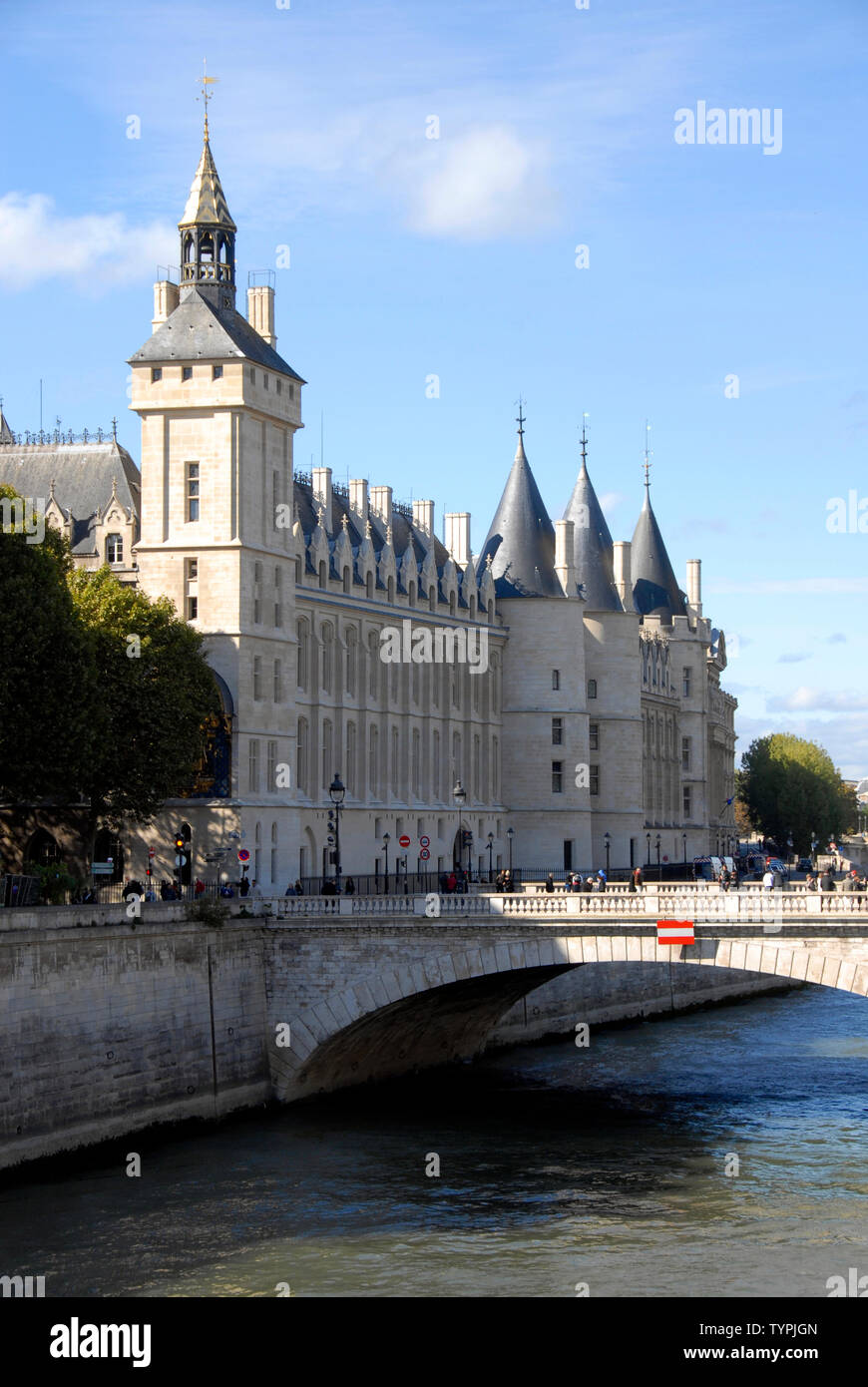 Pont au Change, Paris, Frankreich, über die Seine. Stockfoto