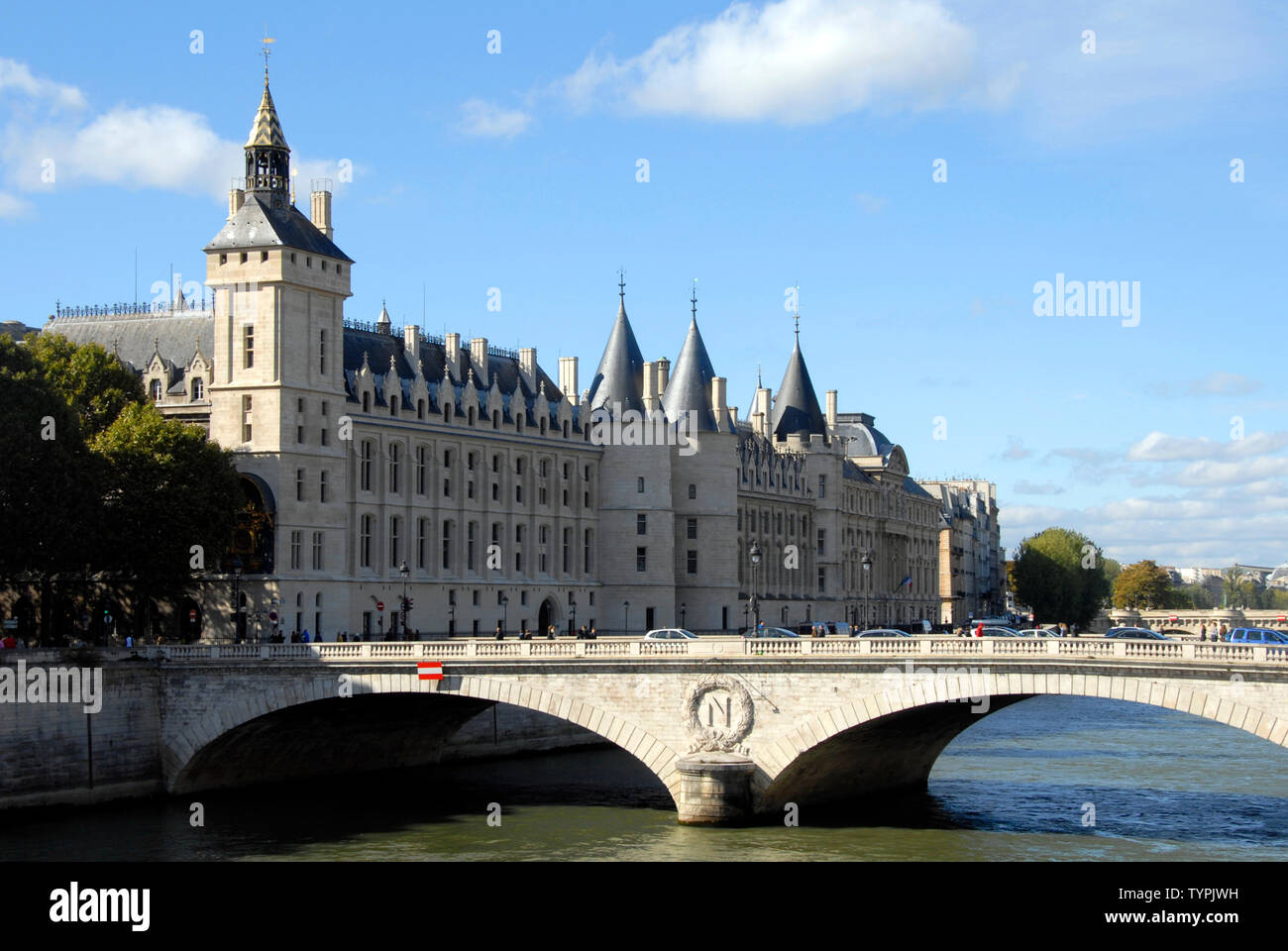 Pont au Change, Paris, Frankreich, über die Seine. Stockfoto