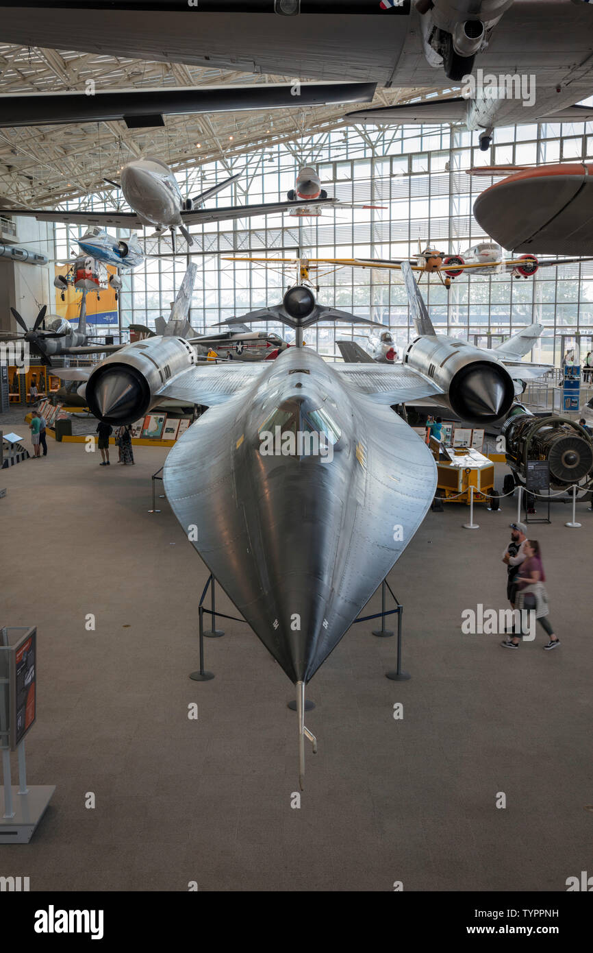 Lockheed M-21 Blackbird, das weltweit schnellste Flugzeug, Boeing Museum  der Flug, Tukwila, Washington, USA Stockfotografie - Alamy