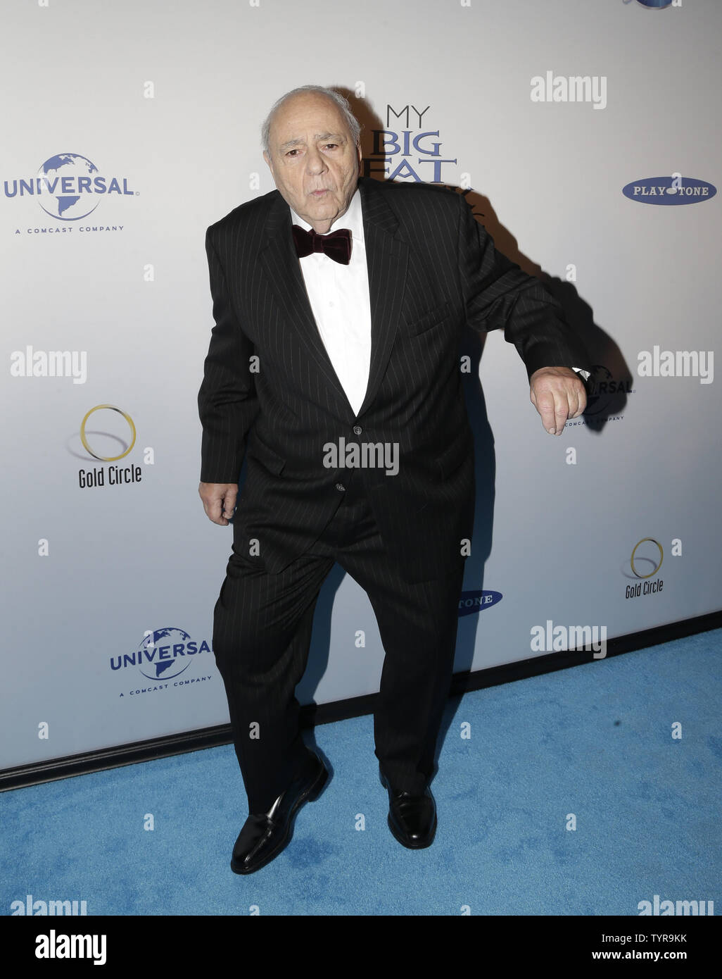 Michael Constantine kommt auf dem roten Teppich in My Big Fat Greek Wedding 2 New York Premiere bei AMC Loews Lincoln Square 13 Theater am 15. März 2016 in New York City. Foto von John angelillo/UPI Stockfoto