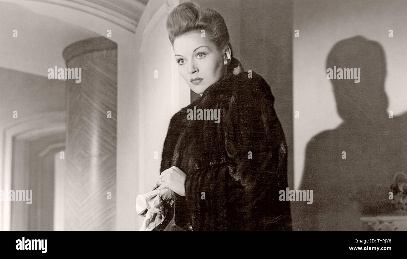 Liebe MÖRDER 1947 Gainsborough Pictures Film noir mit Greta Gynt Stockfoto