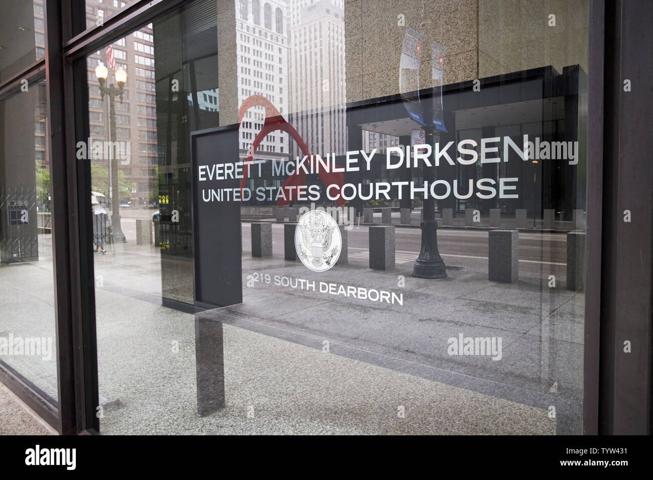 Die Everett McKinley Dirksen United States Courthouse Chicago IL USA Stockfoto