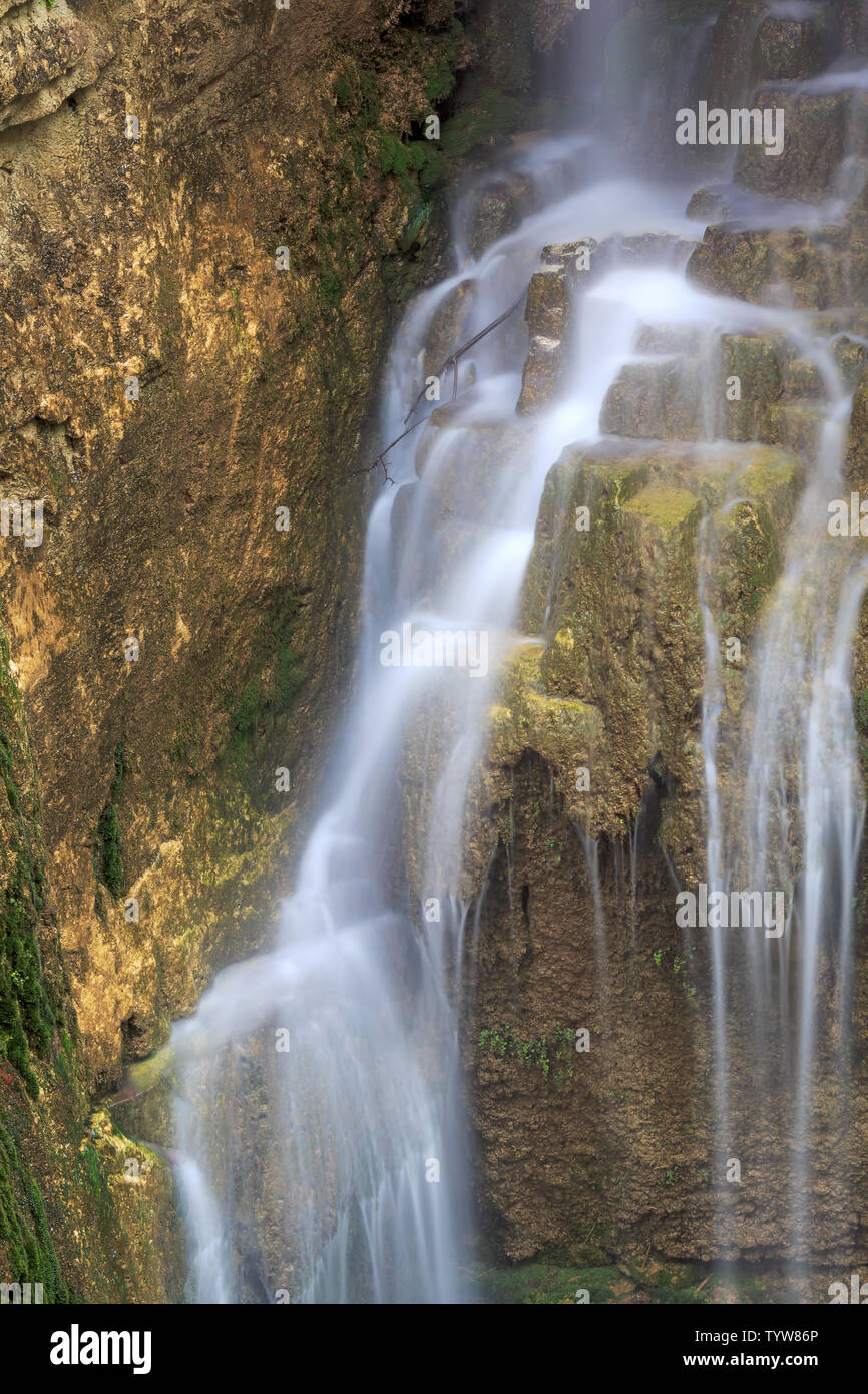 In Hongshi Schlucht, Yuntai Mountain fotografiert. Stockfoto