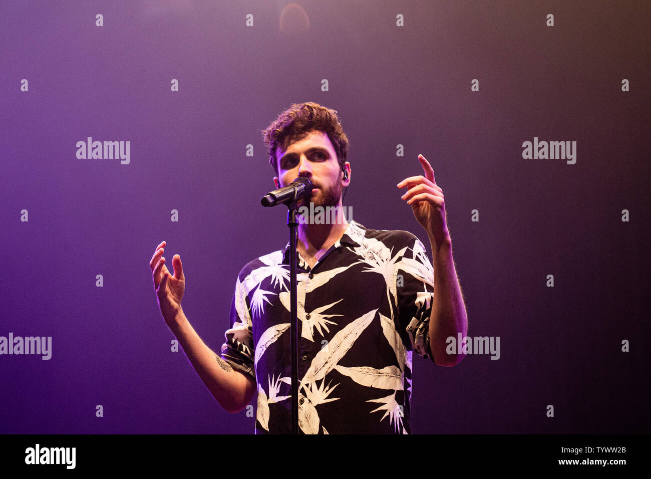 Landgraaf, Niederlande, 10. Juni 2019 Duncan Laurence führt Live at Pinkpop Festival 2019 © Roberto Finizio / alamy Stockfoto