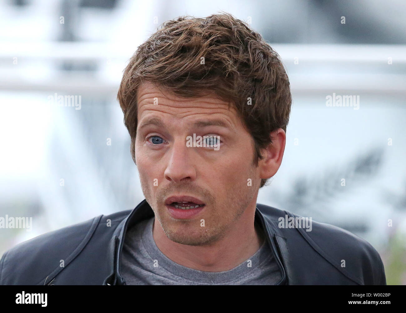 Pierre Deladonchamps kommt an einem Fotoshooting für den Film "Little kitzelt (Les chatouilles)' während der 71St jährliche Cannes International Film Festival in Cannes, Frankreich am 14. Mai 2018. Foto von David Silpa/UPI Stockfoto