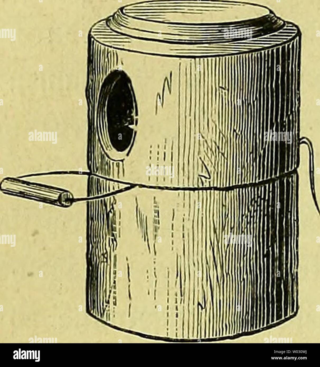 Archiv Bild ab Seite 165 von Die fremdländischen Stubenvögel; Your. Die fremdländischen Stubenvögel; ihre Naturgeschichte, Pflege und Zucht diefremdlndisc 04 Russ Jahr: 1875 130 S) te. f) ilf § intttel ber SSogelpflece unb-Sä) t2 Lbb. H 5. Brad) te mir fo (d) e öon einer 9? cife Gur'arifer 3 Öe (tau [te (titng im5 eine {) re 1867 mit. @ Ie befteen in löen Qn §? inben = ober@ic {) cnt) o (5, finb innen faubcr auö gebred) fühlte, mit aufgefegtem, ebenfattS auögebre (i) fettem® e (Fe (in n) e (d) em firf) ba" @ (J) (upf (Od); befinbet öor bem (entern ift eine toagerecten 1) rä {) zehn ein Slnflug ötjrfien Angebra (i) t, unb eine ber | Stockfoto