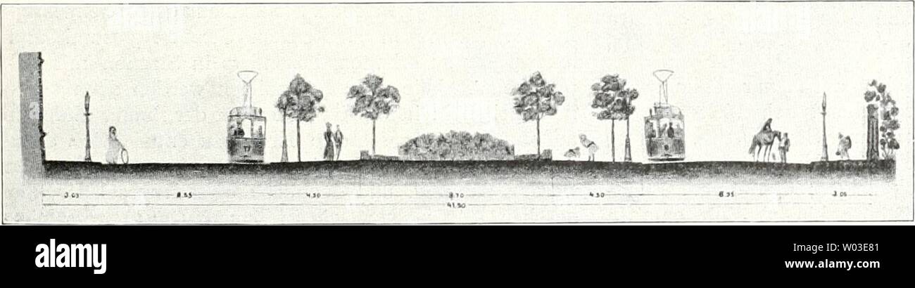 Archiv Bild ab Seite 190 von Die Gartenkunst (1899). Die Gartenkunst diegartenkunst 10 5Mose Jahr: 1899 rund herum. Anwohnern des Platzes zugänglich. Querschnitt der lohann - Georeen - AUee in Dresden. Isarufer in München. gemeinsamen Garten in der Mitte und mit Zufahrt - Parks zu einer möglichst geschlossenen Umbauung der Garten ist eingefriedigt und nur den Öffentlich ist er auch nur in dem Sinne, wie bei uns der Vorgarten - äh Technologie zu den ihn umgebenden Häusern. Nun kann es ja nicht ausbleiben, dass der Aufenthalt in einem solchen Garten, zumal wenn of this nur klein ist, recht unge-mütli Stockfoto