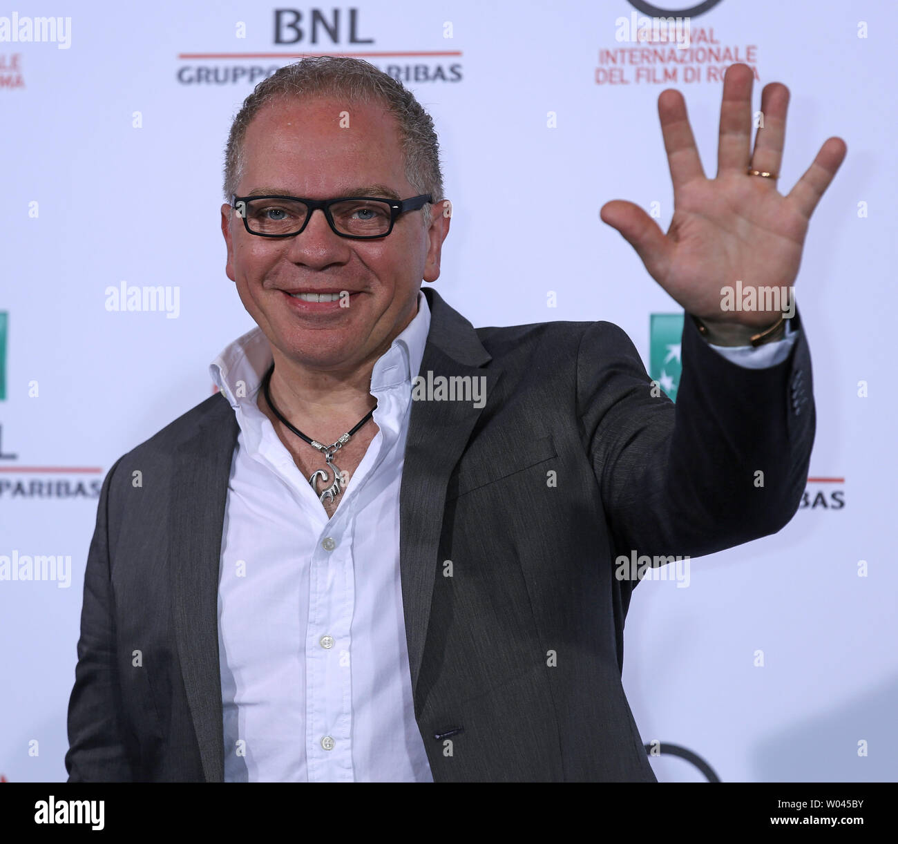 Marco Marina di Montemarciano kommt an ein Foto für den Film "buoni Eine nulla", die im Rahmen der 9. jährlichen Rom International Film Festival in Rom am 18. Oktober 2014. UPI/David Silpa Stockfoto