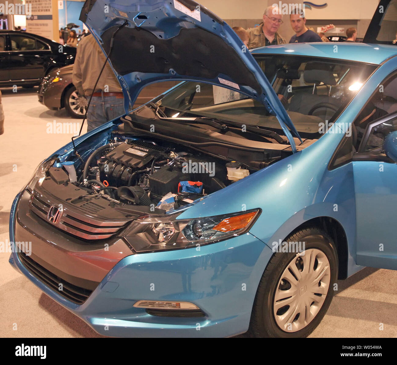 Der Honda Insight Hybrid ist auf der 2010 San Diego International Auto Show am San Diego Convention Center am 2. Januar 2010. UPI/Roger Williams Stockfoto