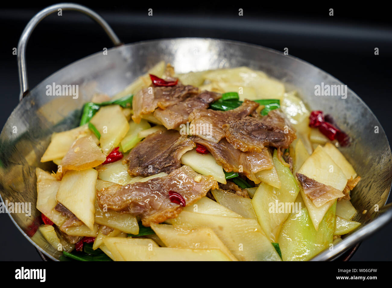 Gan Küche, kantonesische Küche, Fusionküche, Jiangxi lokale Küche, Hotel Küche Stockfoto