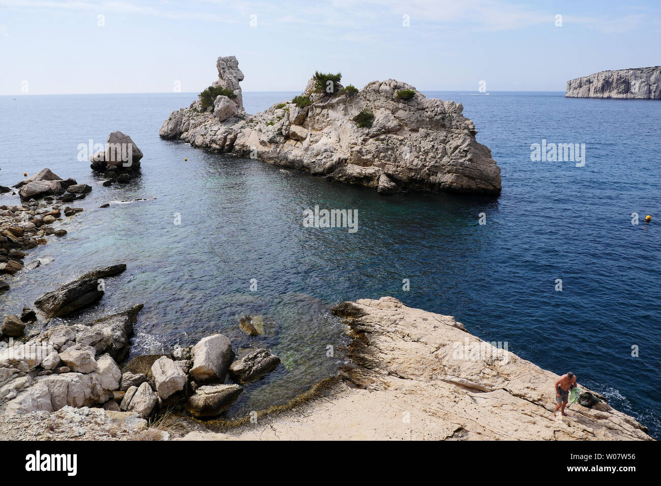 Die Torpilleur, calanque Sugiton, Calanques von Marseille, Bouches-du-Rhône, Frankreich Stockfoto