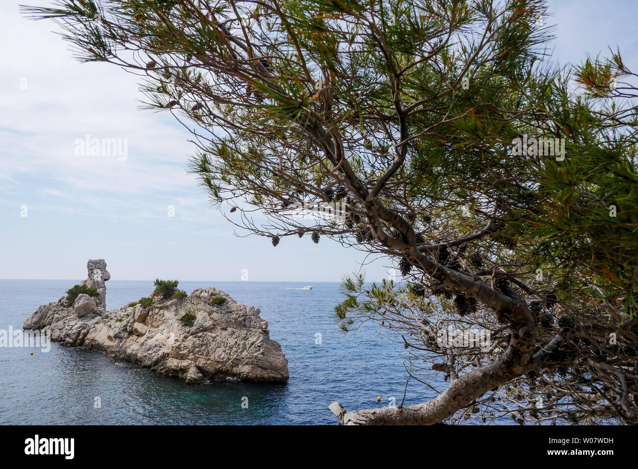 Die Torpilleur, calanque Sugiton, Calanques von Marseille, Bouches-du-Rhône, Frankreich Stockfoto