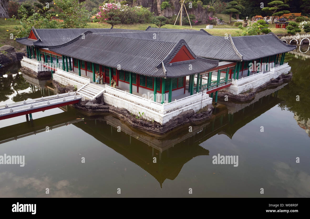 Fairview chinesische Architekturmodell Stockfoto