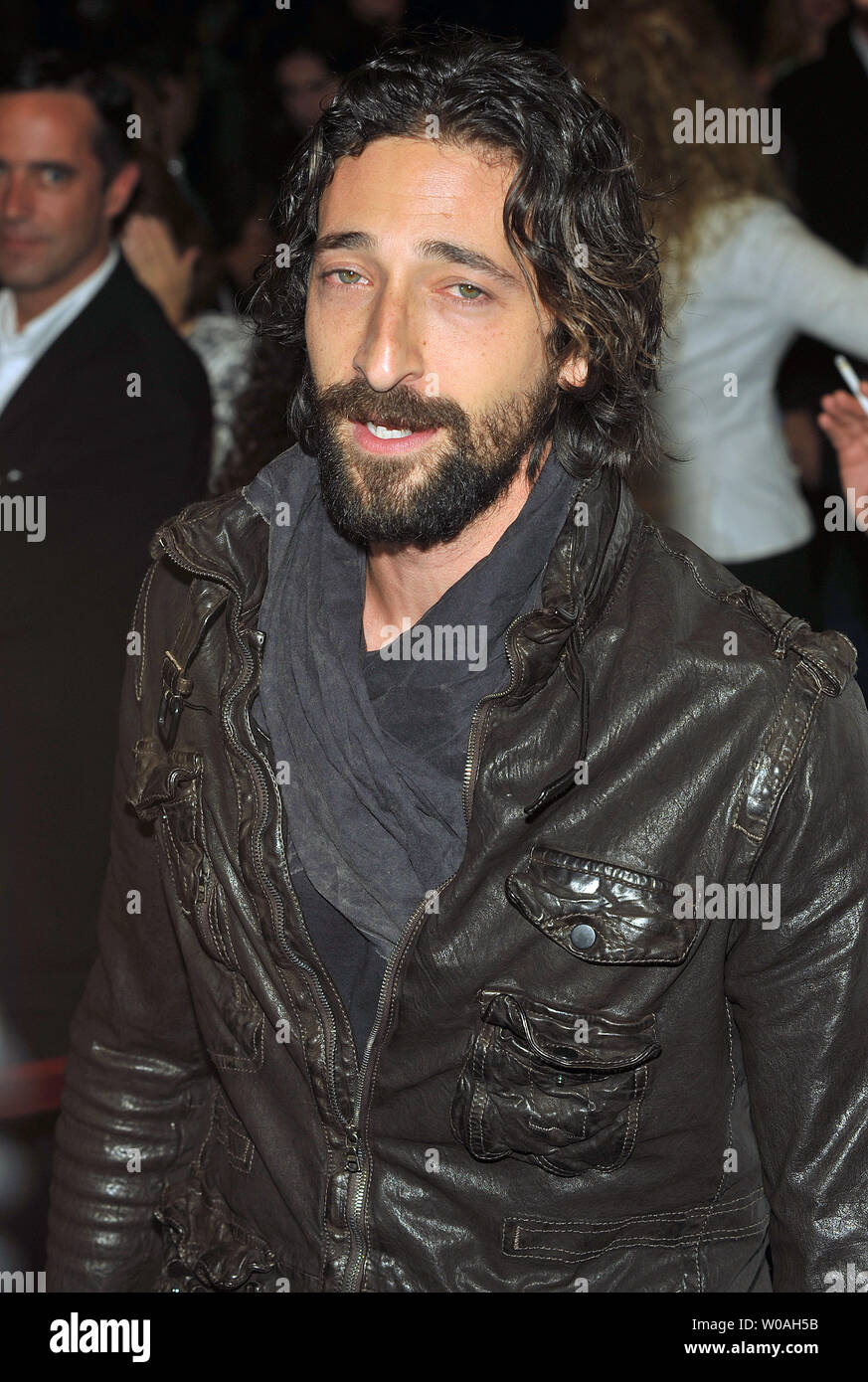 Adrien Brody kommt für die Premiere von 'Blindheit' an der Elgin Theater während der Toronto International Film Festival in Toronto, Kanada, am 6. September 2008. (UPI Foto/Christine Kauen) Stockfoto