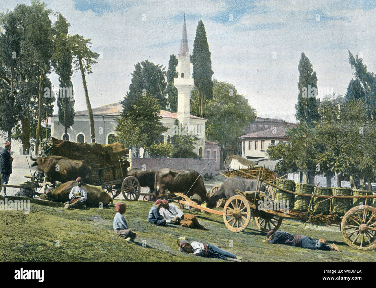 Ruhe, Istanbul, Landwirt Stockfoto