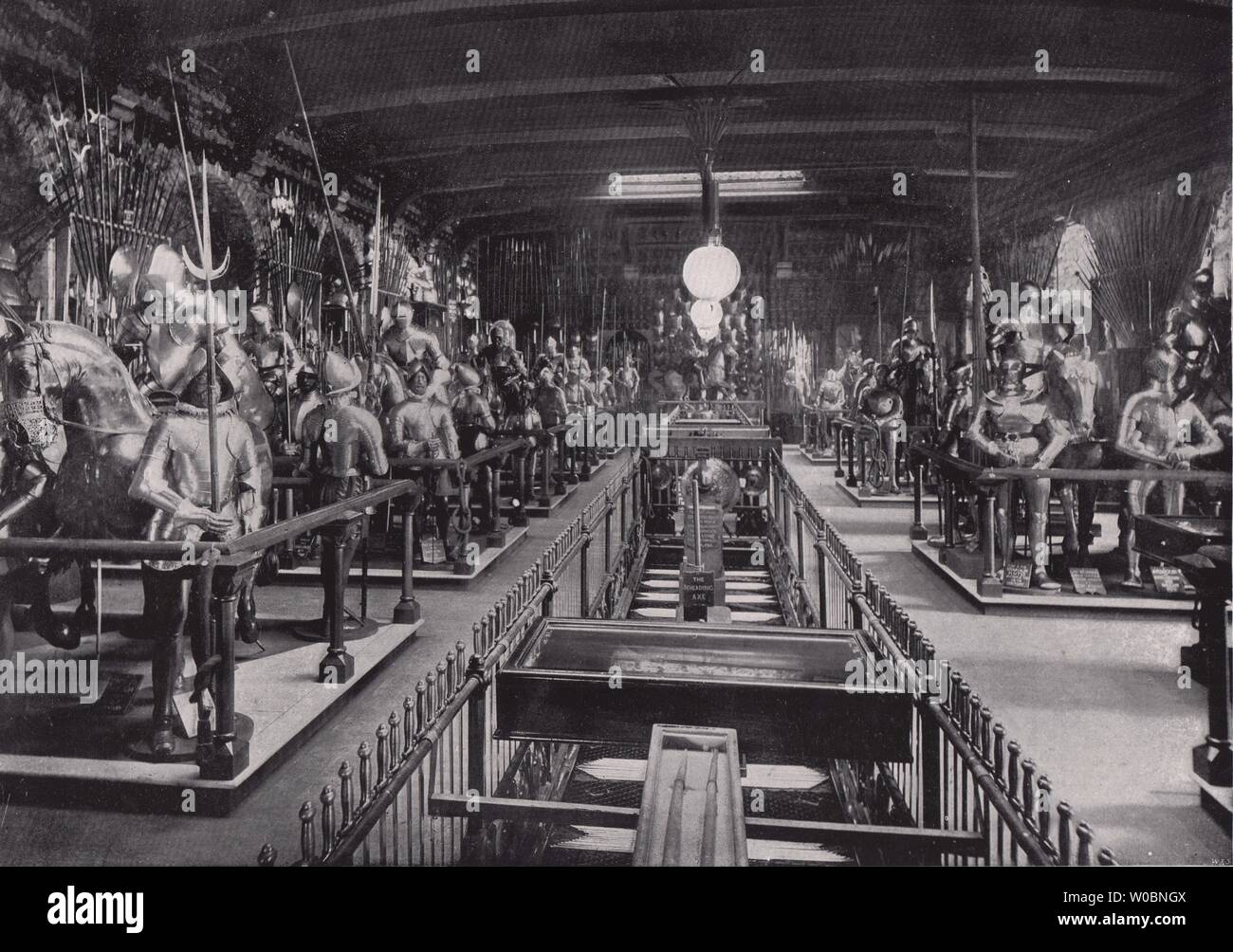 Der Turm - das Pferd Armoury: Zeigt die Enthauptung Ax und Blockieren. London 1896. Stockfoto