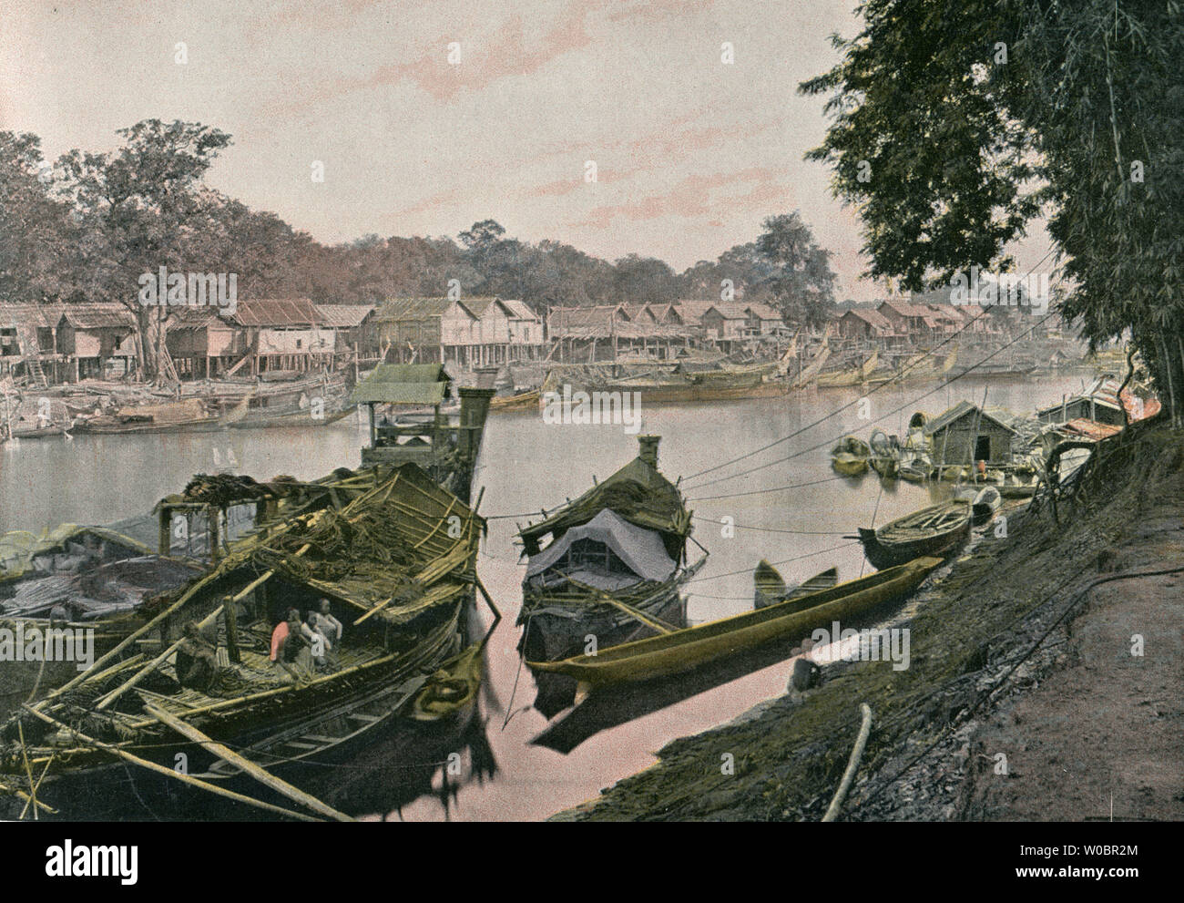 Hafen, Mandalay, Myanmar Stockfoto