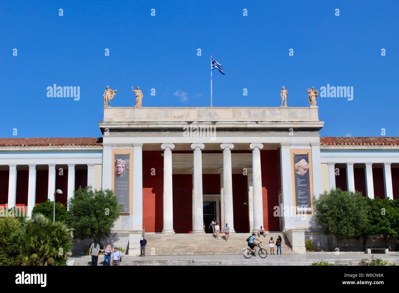 Das Archäologische Nationalmuseum Athen Griechenland Stockfoto