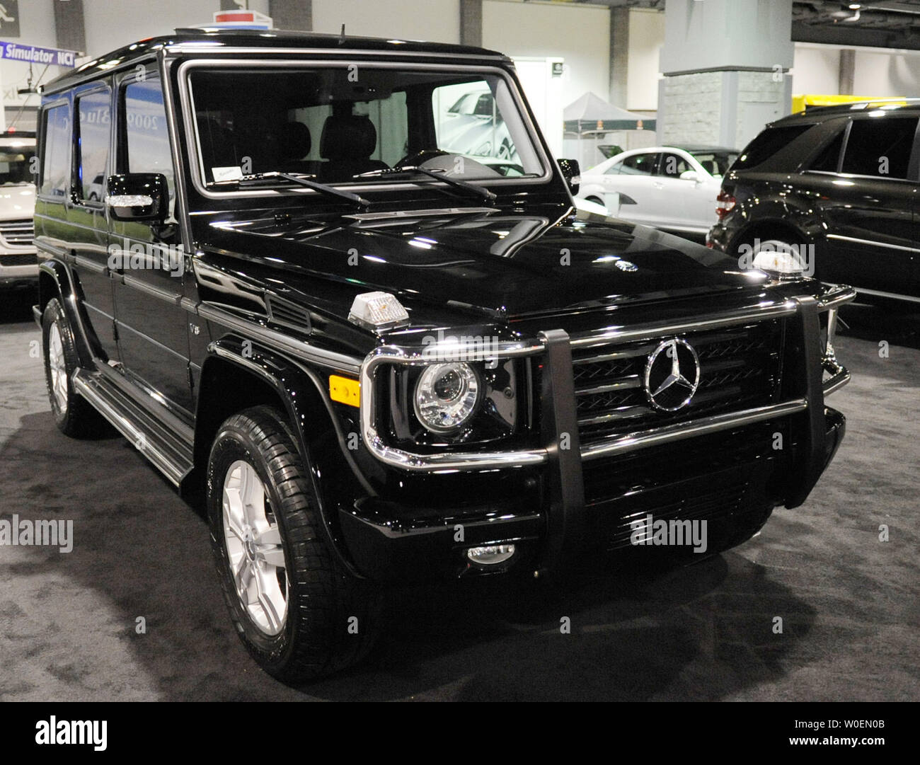 Ein Mercedes G-550 wird an der Washington Auto Show in Washington am 3. Februar 2009 angezeigt. (UPI Foto/Alexis C Glenn) Stockfoto