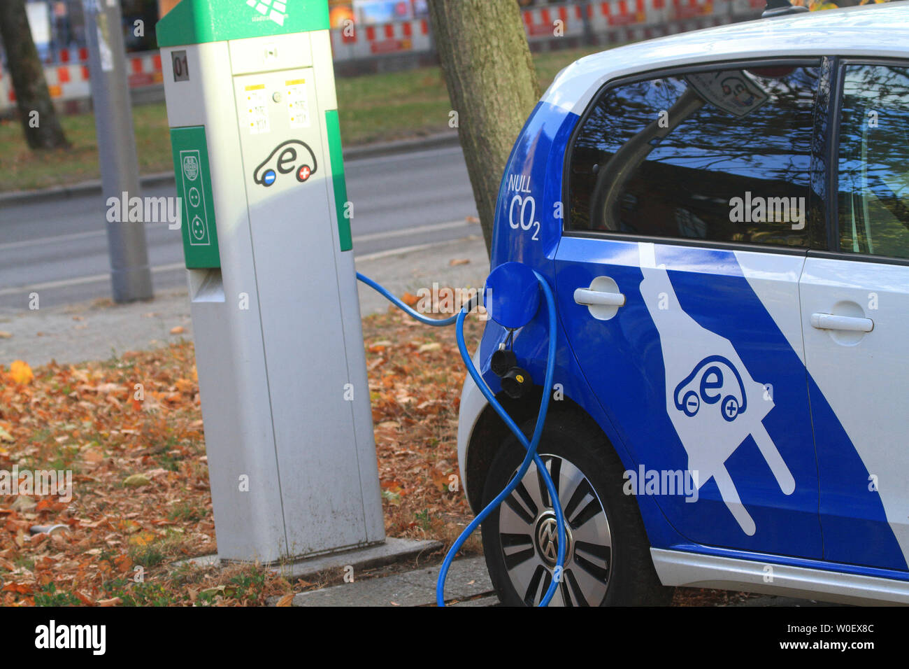 Elektro-Auto Stockfoto