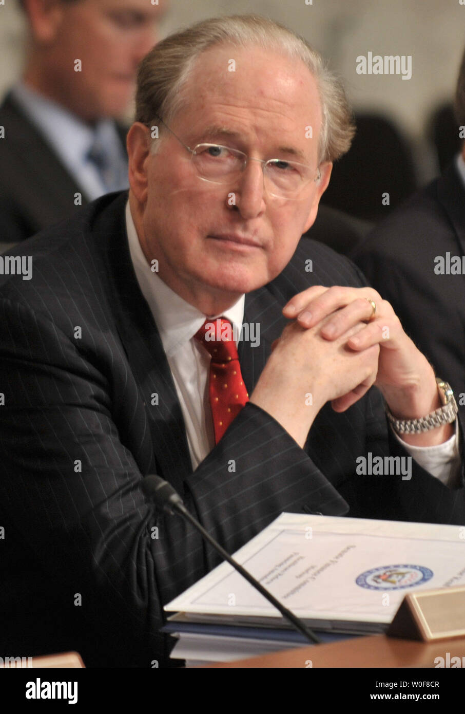 Sen. John rockefeller (D-WV) beteiligt sich an der Marke der Finanzausschuss des health care reform Bill, in Washington am 29. September 2009. UPI/Kevin Dietsch Stockfoto