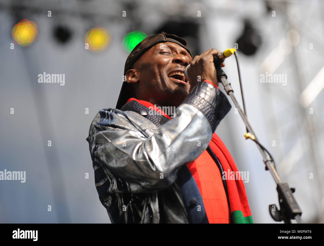 Jimmy Cliff, der während das Klima Rally Konzert zu Ehren des 40. Jahrestags des Earth Day, in Washington am 25. April 2010. UPI/Kevin Dietsch Stockfoto