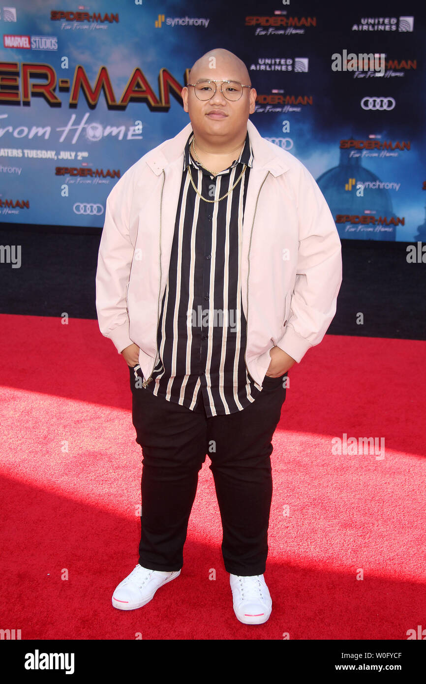 Jakob Batalon 06/26/2019 'Spider-Man: Weit weg von zu Hause" Premiere an der TCL Chinese Theatre in Hollywood, CA Foto von K. Hirata/HNW/PictureLux Stockfoto