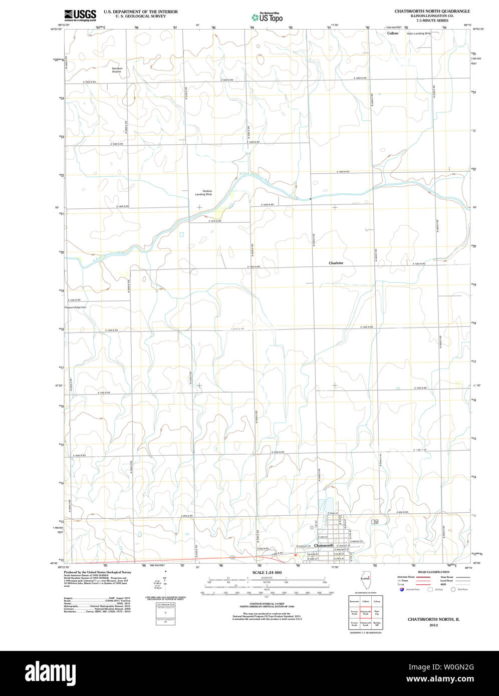 Chatsworth illinois karte Fotos und Bildmaterial in hoher Auflösung Alamy