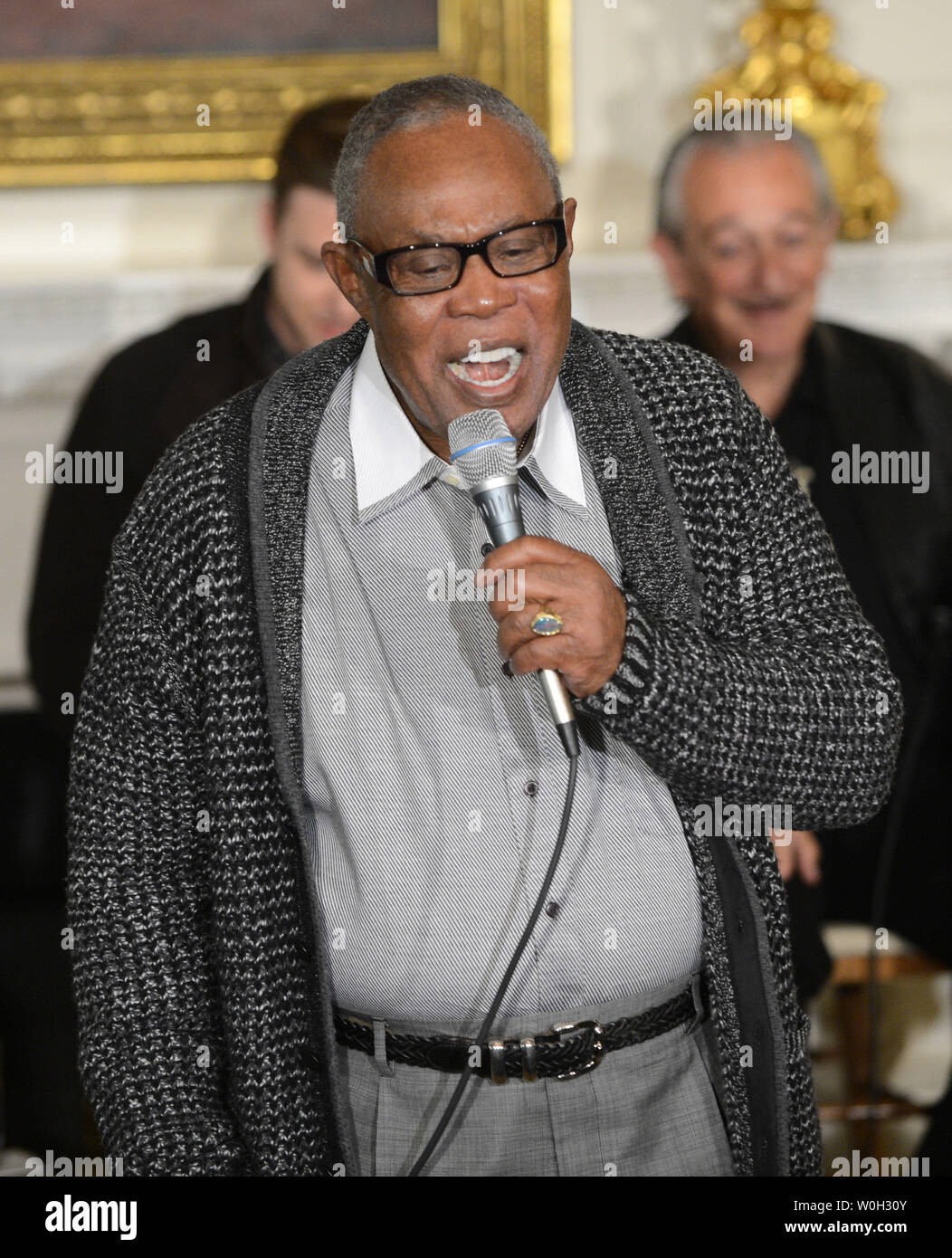 Sam Moore Der Legendaren Gruppe Namens Sam Und Dave Fuhrt Soul Man Wahrend Des Memphis Soul alamy
