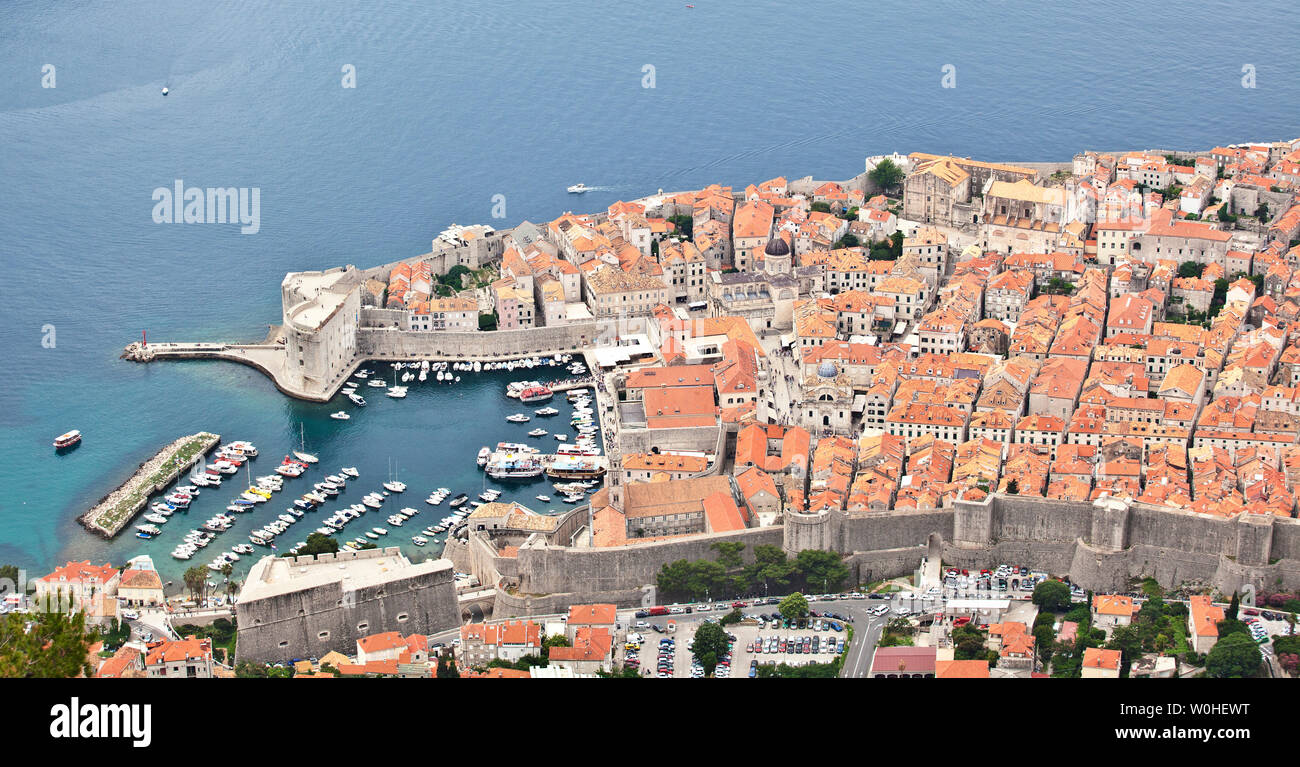 Die Altstadt von Dubrovnik. Dubrovnik. Kroatien. Stockfoto