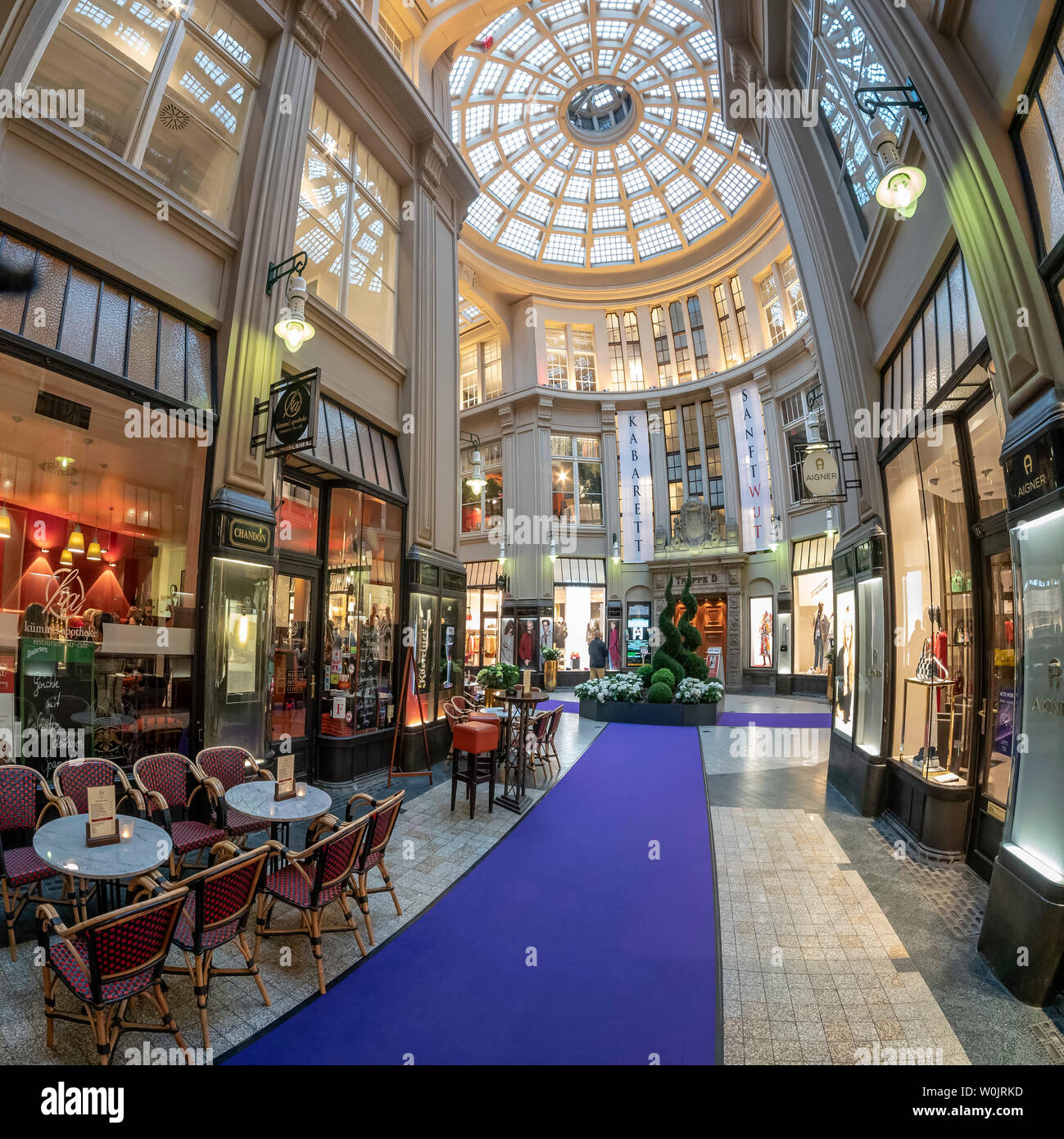 Madler Passage, Leipzig, Sachsen, Deutschland, Europa | Mädler Passage, Leipzig, Sachsen, Deutschland, Europa Stockfoto