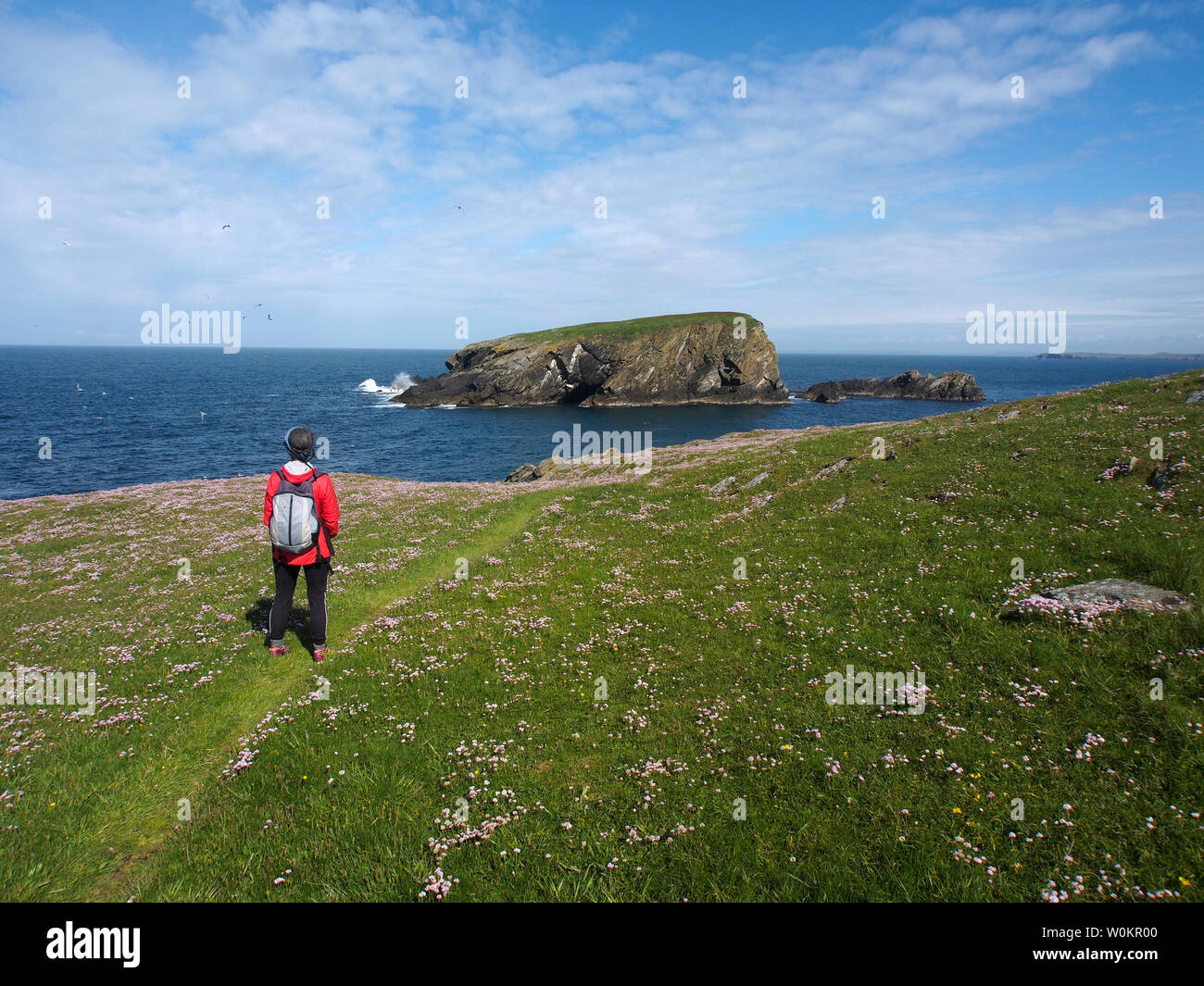 Hich Holm von St Ninian's Isle, Shetland Stockfoto