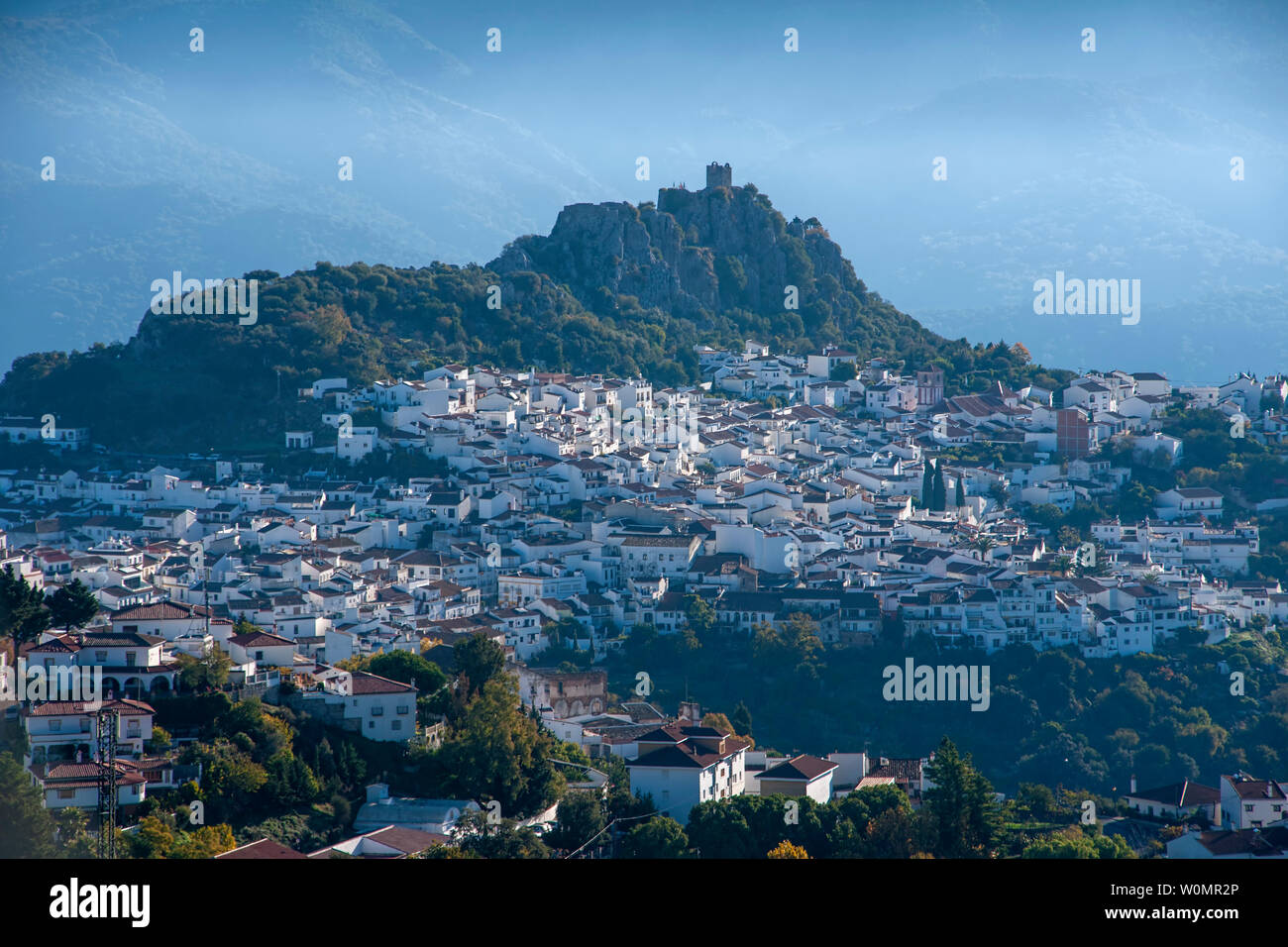 Städte in der Provinz Malaga, Gaucin Stockfoto