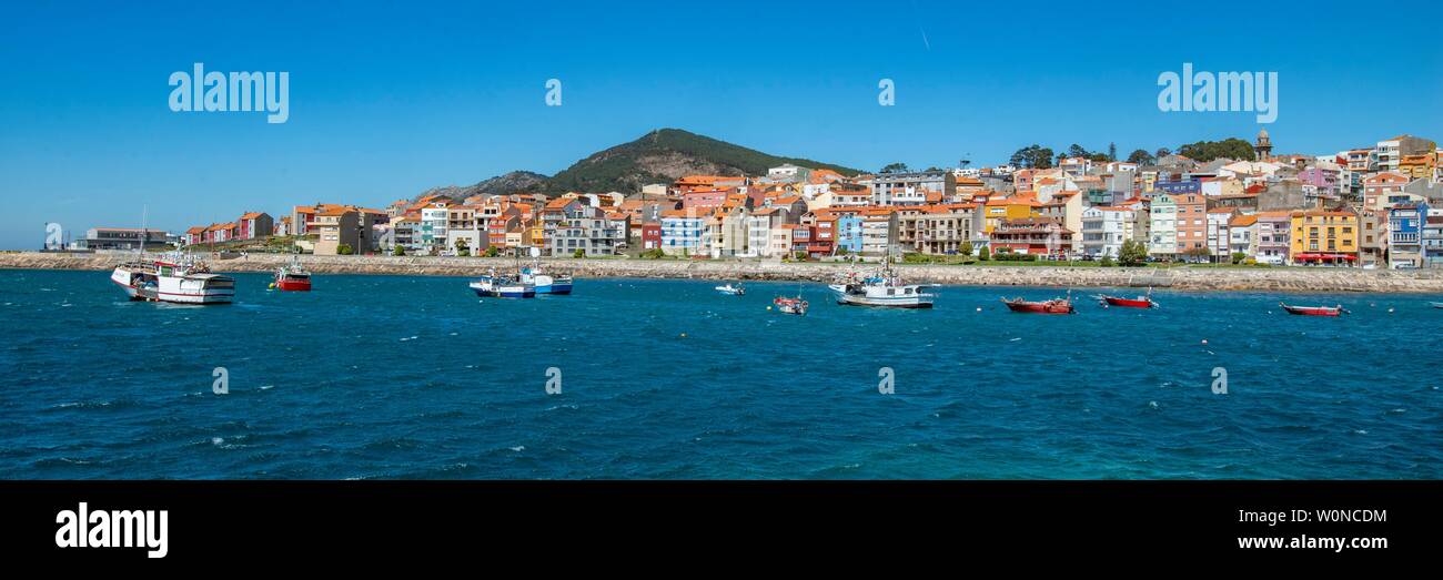 A Guarda, Corunha, Spanien. 05-03-2019. A Coruna ist ein beliebtes Reiseziel in den Atlantischen Ozean in der Nähe der Grenze zu Portugal. Stockfoto