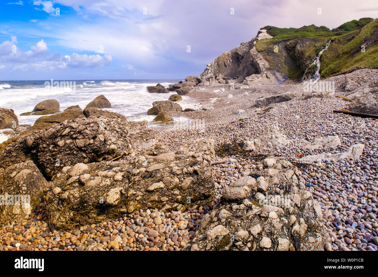Der felsigen Küste von North East Neufundland, Kanada. Stockfoto