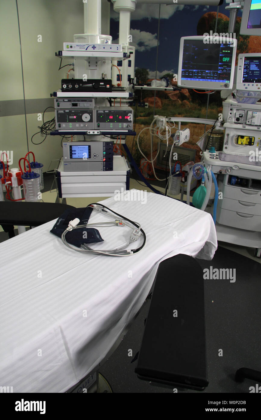 Leeren Operationssaal Stockfoto