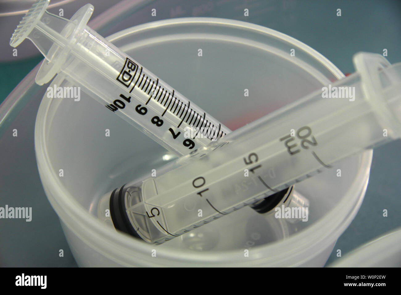 Nahaufnahme der chirurgischen Instrumente Stockfoto