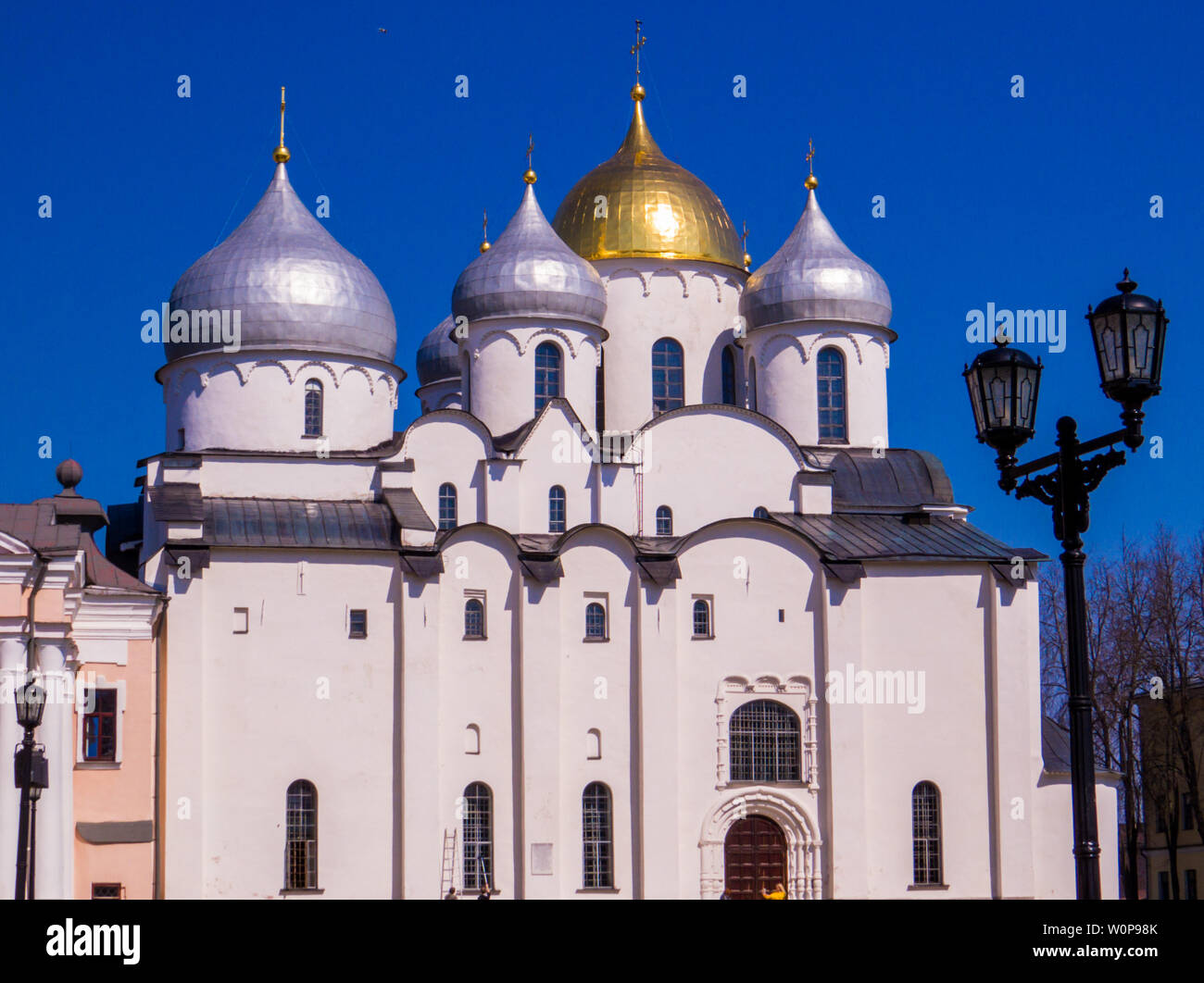 St. Sophia Kathedrale, Kreml, Weliki Nowgorod, Russland Stockfoto