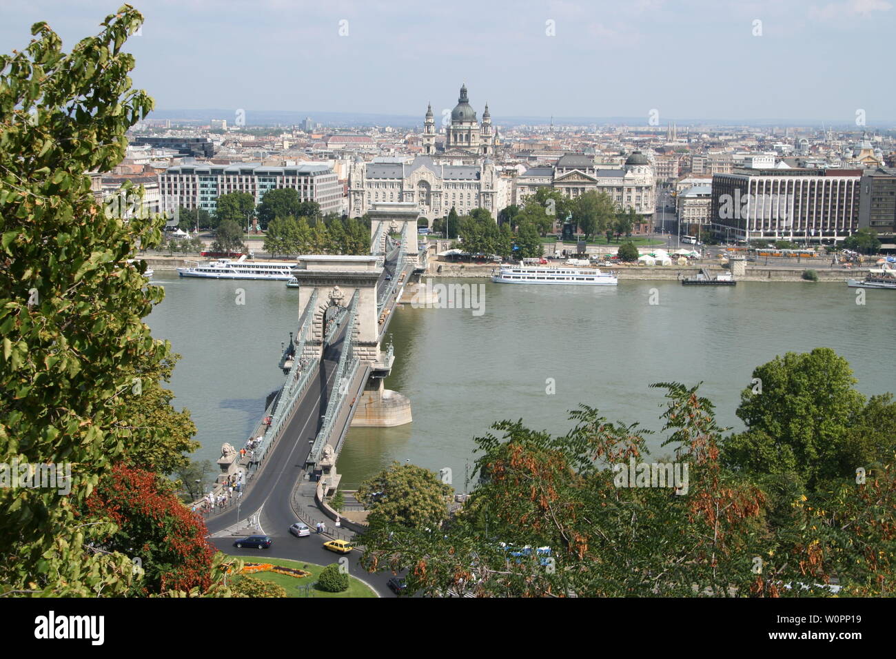 Malerischer Blick auf Budapest Stockfoto