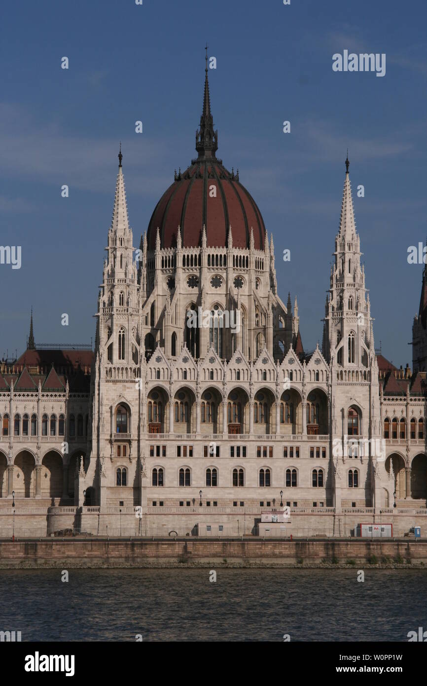 Malerischer Blick auf Budapest Stockfoto