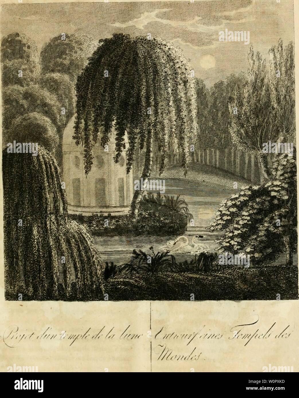 Archiv Bild ab Seite 162 der Beschreibung des principaux parcs et. Beschreibung des principaux parcs et jardins de l'Europe: avec Les remarques sur le jardinage et les Plantagen: enrichi ouvrage d'estampes = Bildliche und beschreibende Darstellung der vorzüglichsten Natur und Kunstgärten in Europa: mit Bemerkungen über Gartenkunst und Anpflanzungen: aus dem Französischen descriptiondespr 01 schi Jahr: 1812 Stockfoto