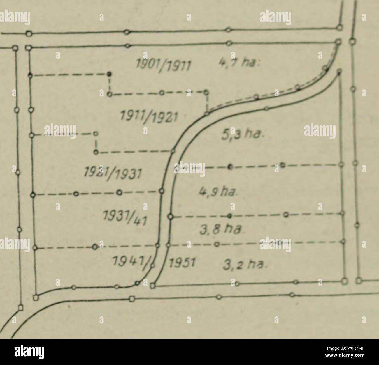 Archiv Bild von Seite 302 des "Blendersaumschlag und sein System. Der Blendersaumschlag und sein System derblendersaumsc 00 wagn Jahr: 1912' 1. Kapitel. Da "erhailiiu zur zUhcheu Urdnunt; dtrs licirici/283 FiK. 4". Aas d"r Kinri (- htuiiK> tKrundkArt"': "Darfltellunieine Haint Kintrat HiebiizuK'; d#?r Altwnwttufon. Diew Grundkart< ai wM-DCN-v<: &Lt;Thiii di-Wii: 1. der H e r H t (• i1 11 11 g von V i r t 8 c h a f t h k a r t e u und von Sturm - kartrii in klciucni MaÜKtah, 2. der A u f k t< 1 I n n ü.d" • R A I t (r r h k 1 a h h e n t a h f 1 1 e in lOjäliri-ger Abstufuri Stockfoto
