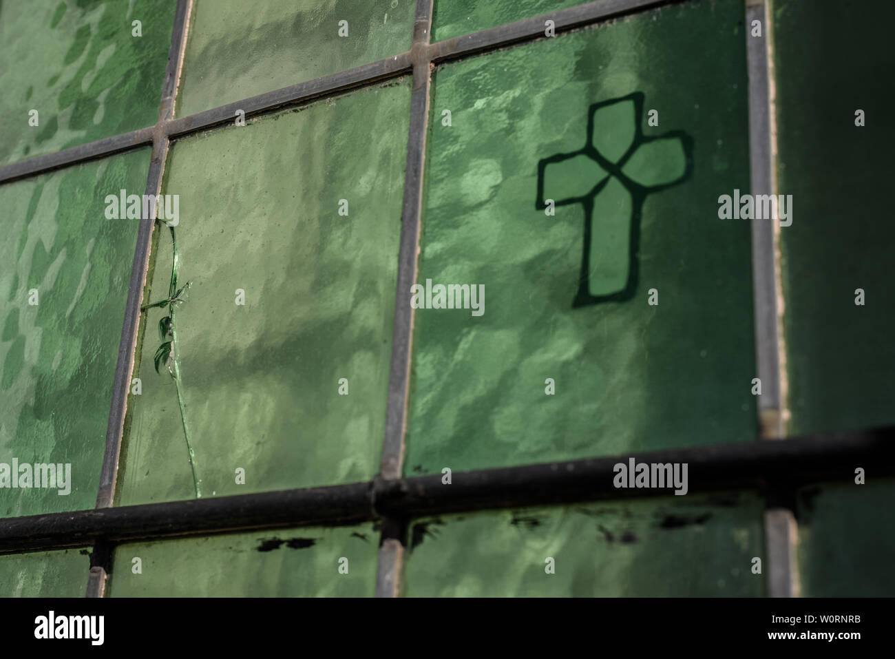 Der Simon Stadt methodistische Kirche auf Südafrikas Western Cape der False Bay Küste wurde 1828 gegründet Stockfoto