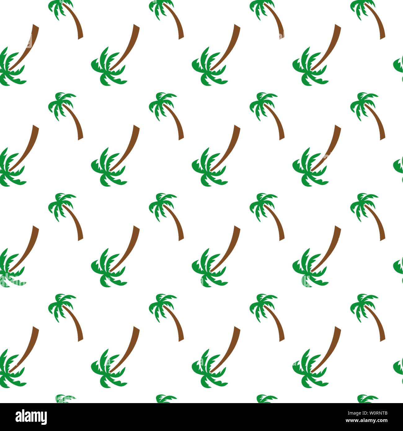 Nahtlose Palm Tree pattern Vector hintergrund abbildung Stock Vektor