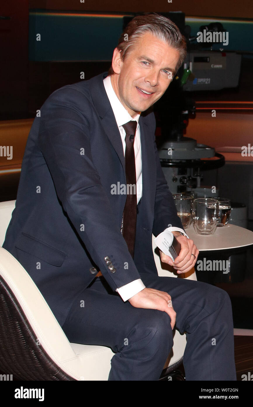 Markus Lanz Lanz LIVE Sendung vom 06.03.2018, Hamburg Stockfoto